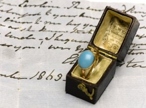 Image: Jane Austen's ring, on auction at Sotheby's