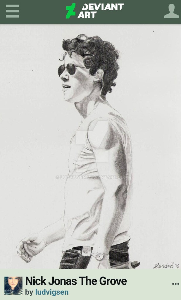 nick jonas fan art