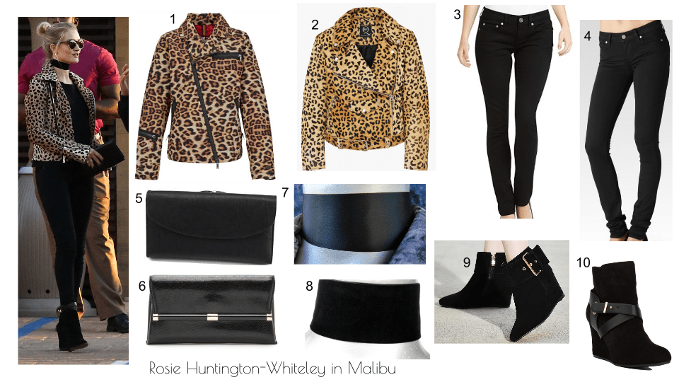 Rosie Huntington-Whiteley in Malibu