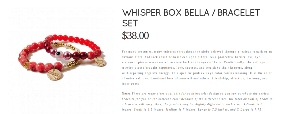 whisper box bella amna ali boutique
