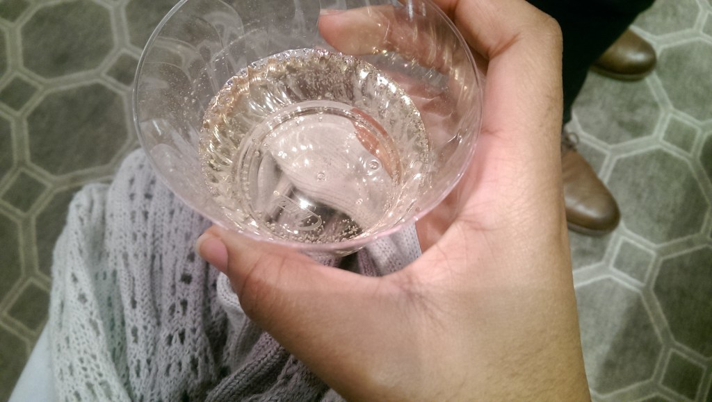 My sparkly white wine.