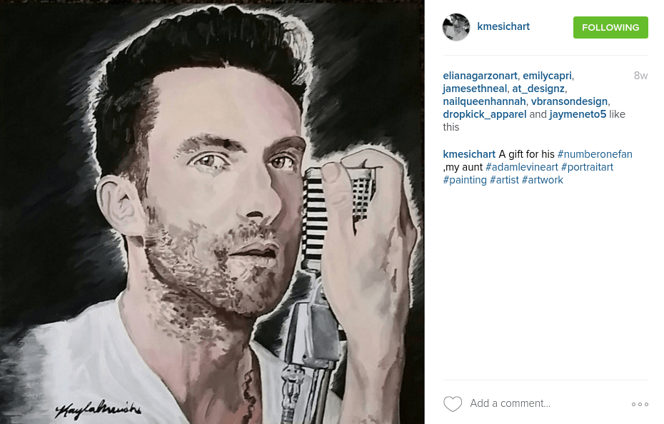 adam levine fan art