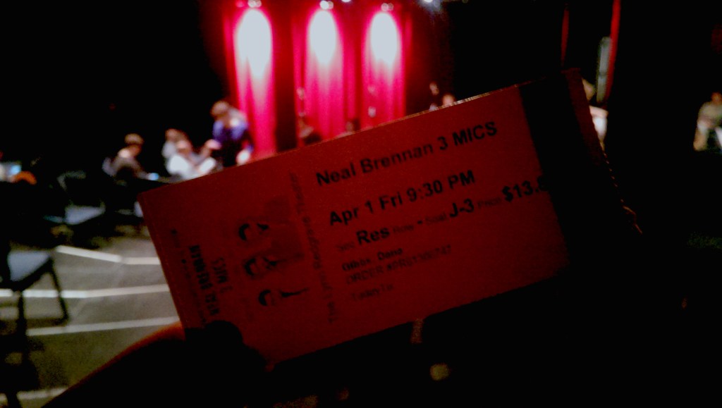 3 mics neal brennan ticket