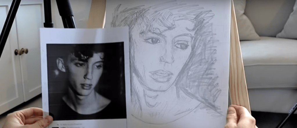 troye sivan drawing by jim chapman