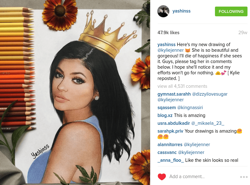 kylie jenner fan art