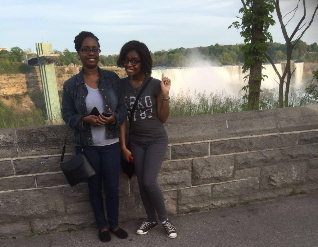 That's my "I can't believe I'm actually in Niagara Falls" face.