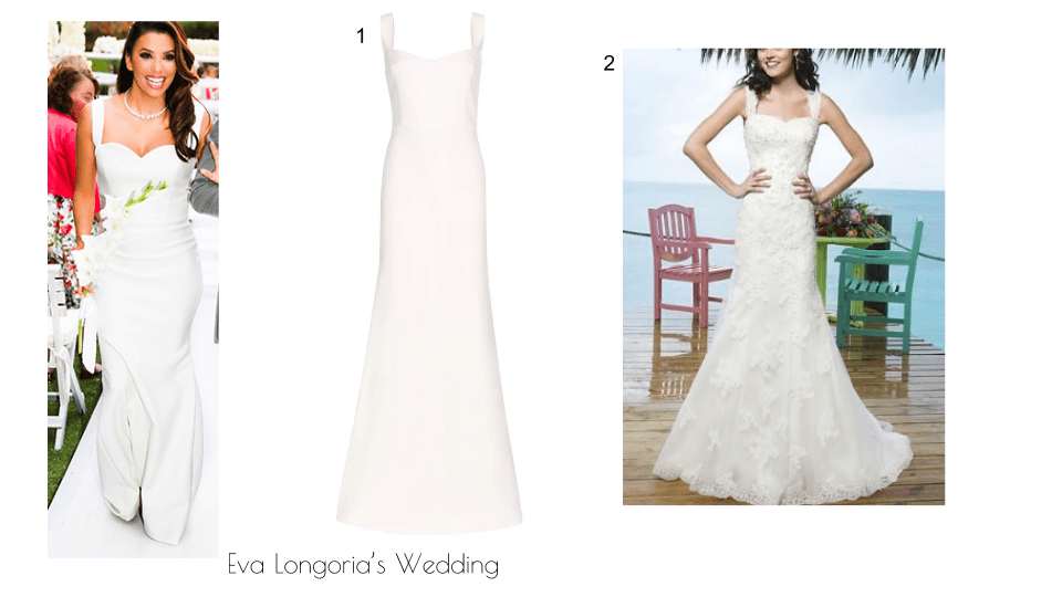 Wardrobe Wednesdays Eva Longoria’s Wedding Dress The Whisper Box