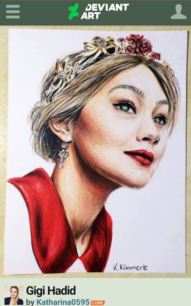 gigi hadid fan art