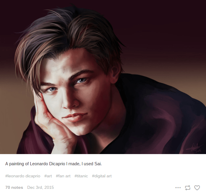leonardo dicaprio fan art