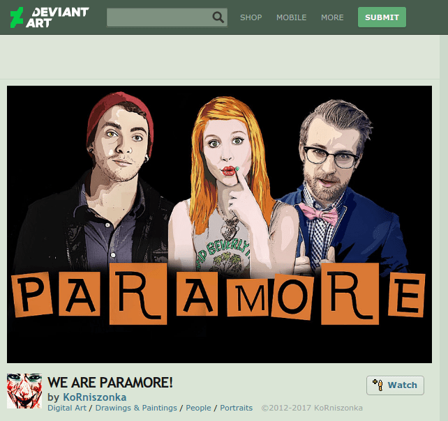 paramore fan art
