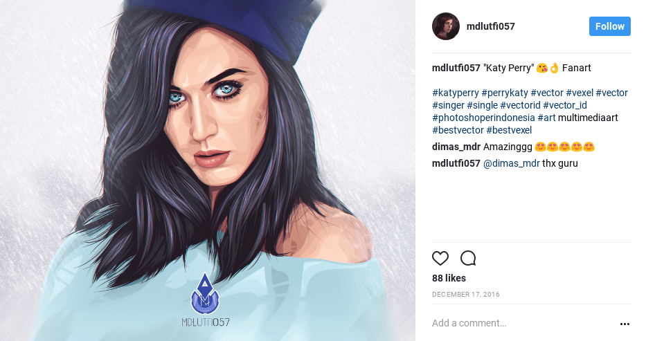 katy perry fan art