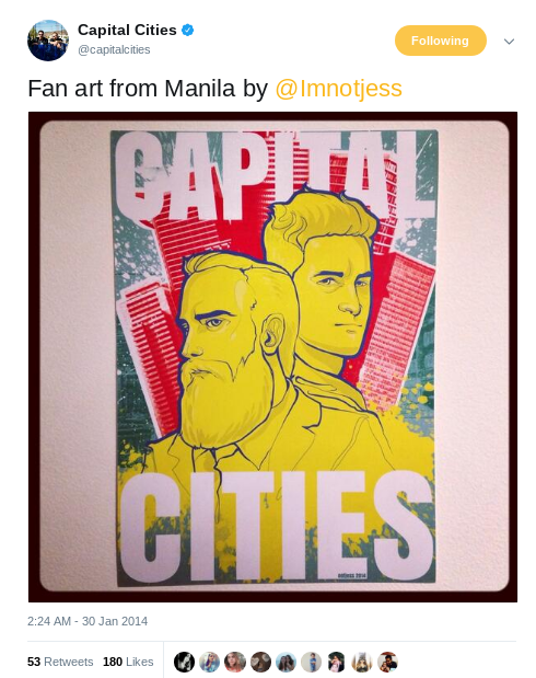 capital cities band fan art