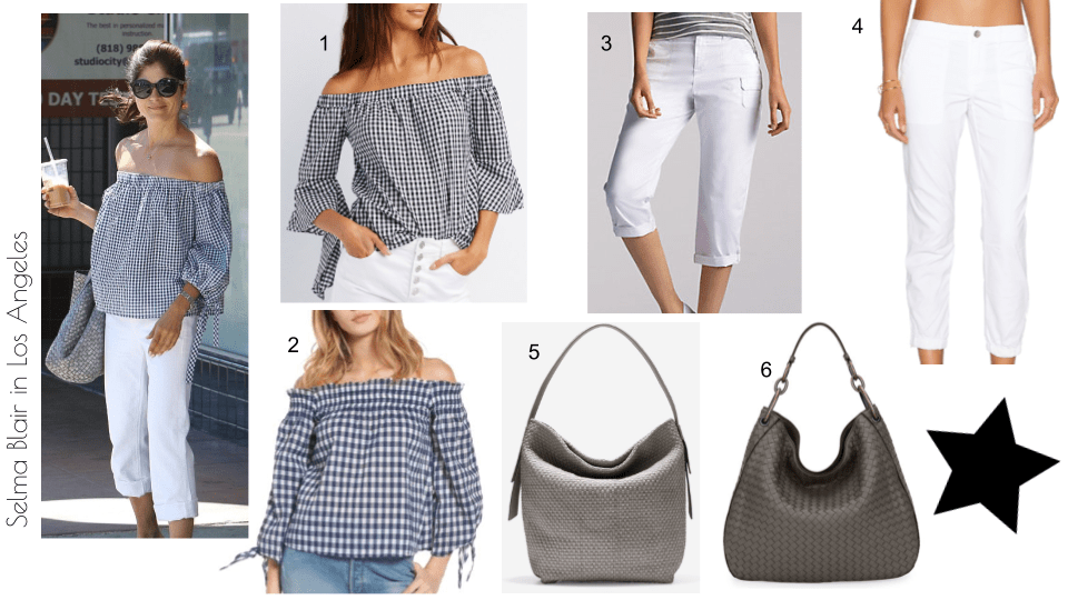 Selma Blair in Gingham - Los Angeles