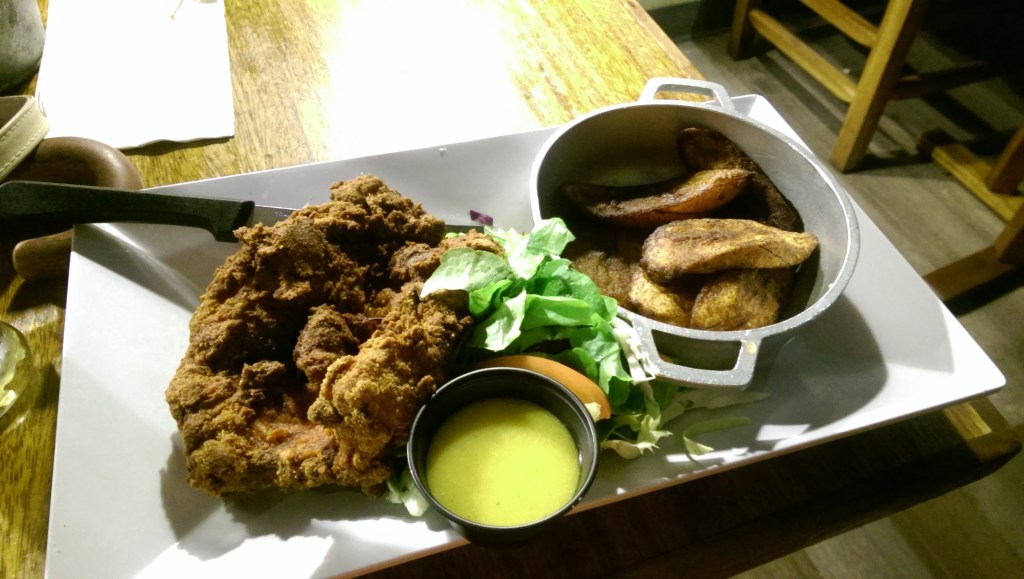 Raices Old San Juan Chicken Empanada and Plantain