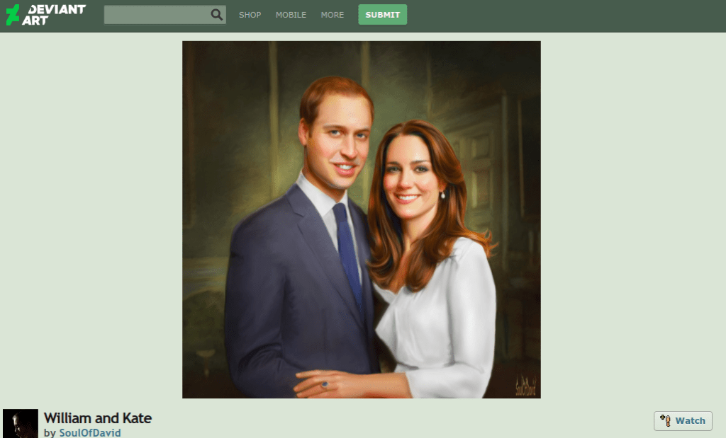 prince william kate middleton fan art