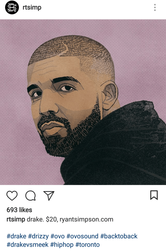 drake fan art rtsimp