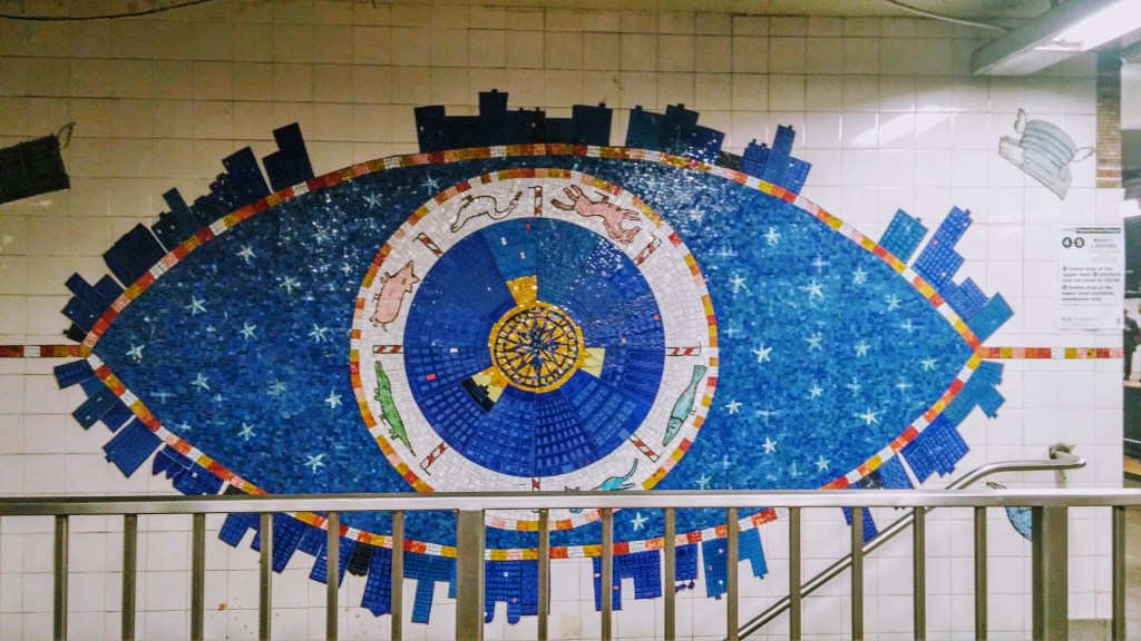 happy city peter sis 86 street subway art
