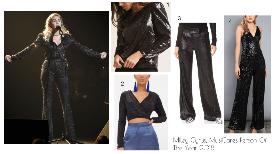 Miley Cyrus fashion, Pre-Grammy MusiCares Person Of The Year 2018