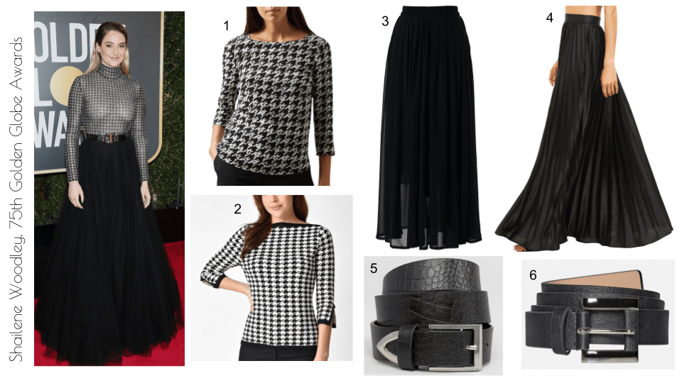 Shailene Woodley Golden Globes 2018 fashion