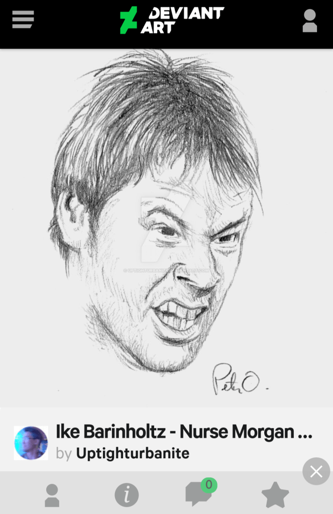 ike barinholtz fan art